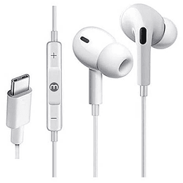 Audifonos USB Tipo C Monster Blancos