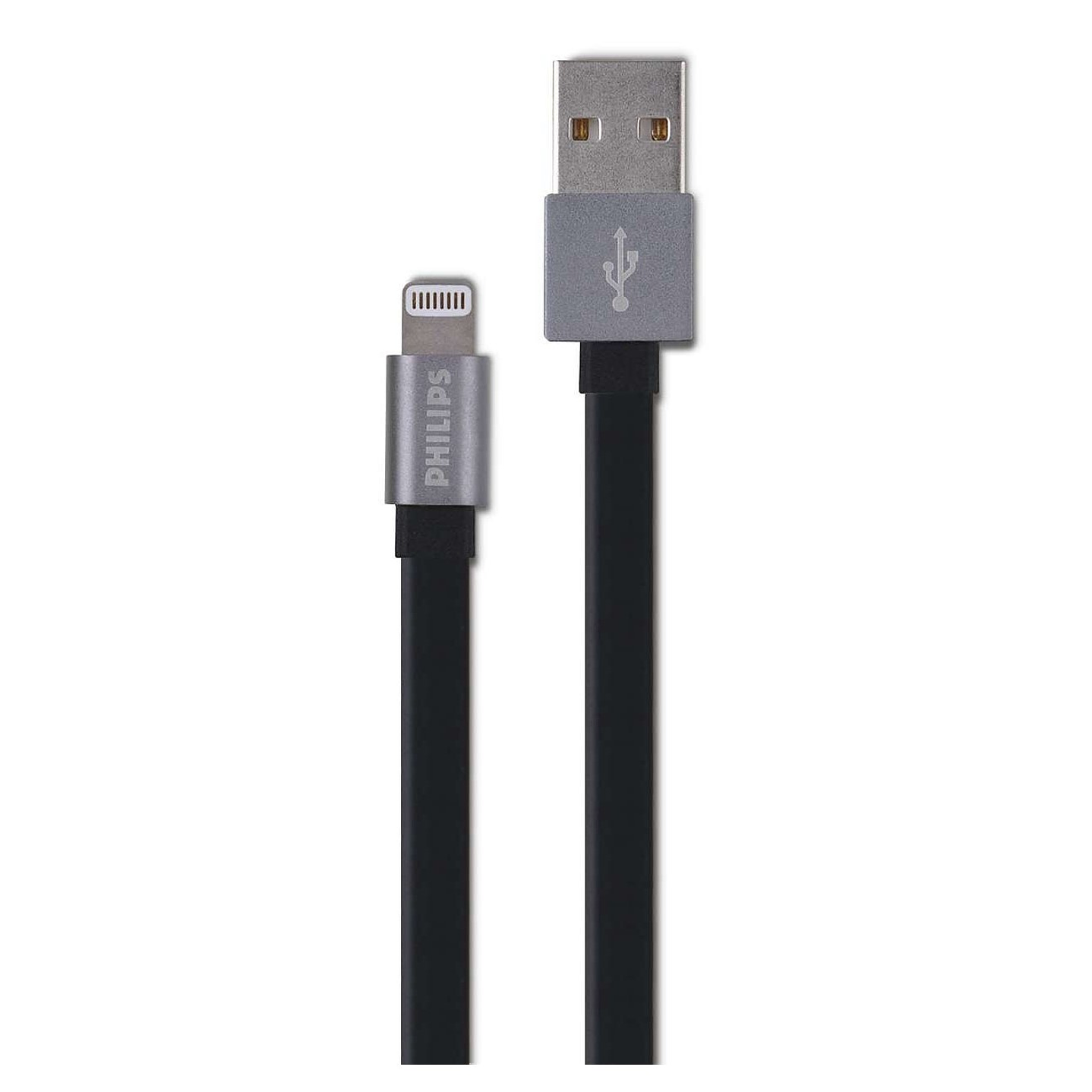 Cable Lightning a USB Philips 1.2m Negro 1