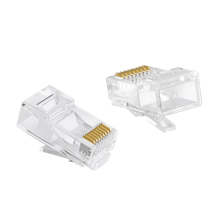 Pack 100 Conectores rj45 Terminales Red 2