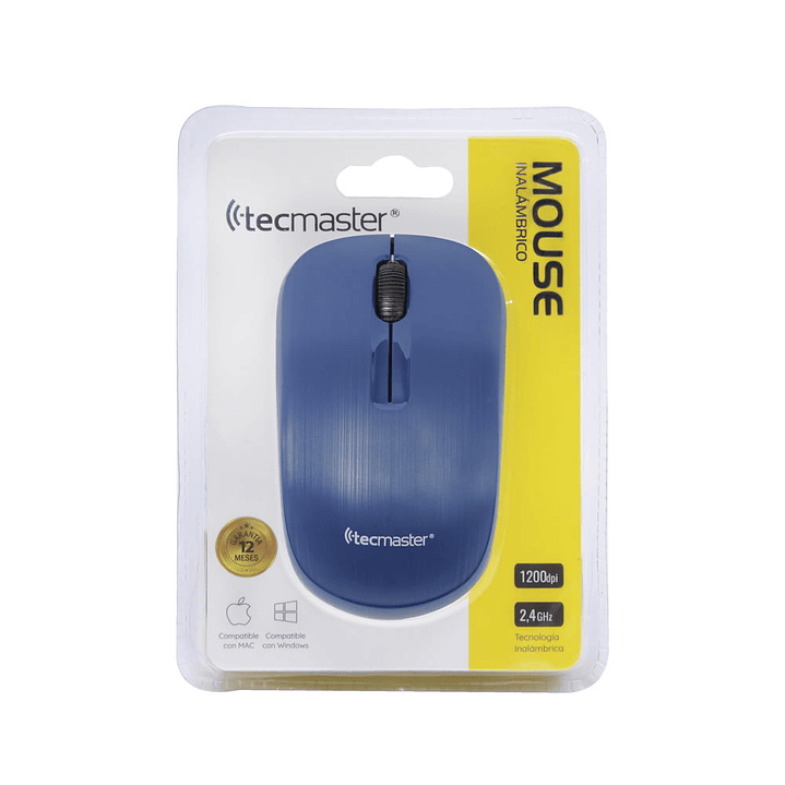 Mouse Inalambrico Tecmaster azul 3