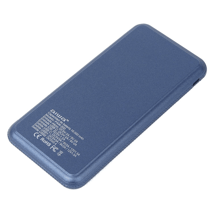 Power Bank Aiwa 10.000 Mha QC3.0 18w 4