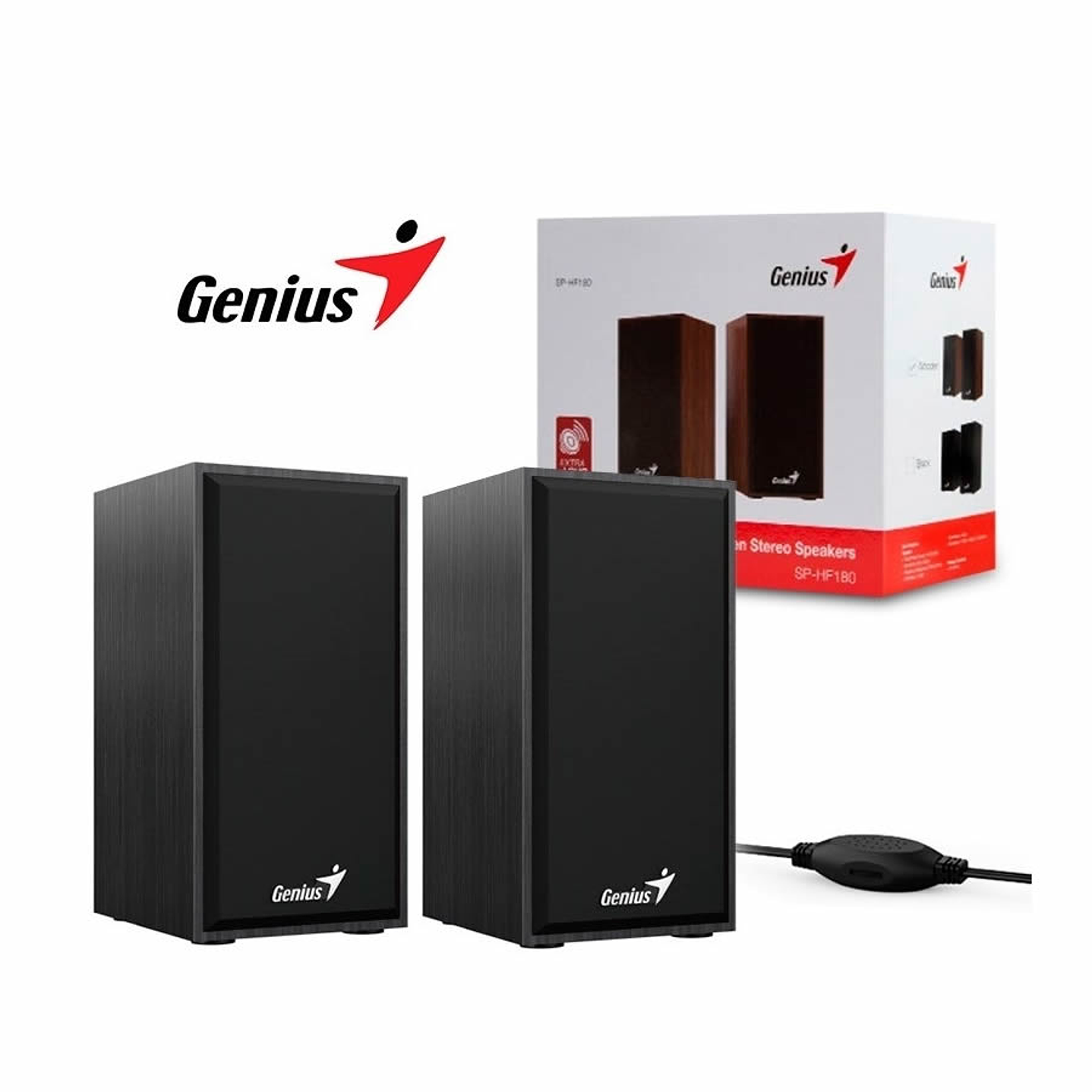 Parlantes Pc Notebook Genius Sp Hf180 6w Negro 2