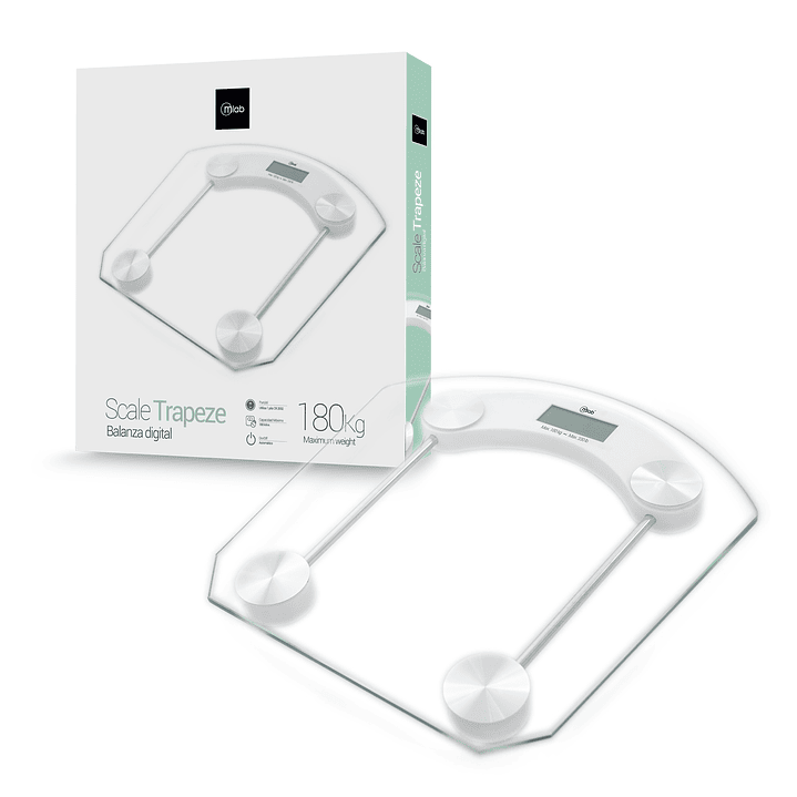 Balanza Pesa Digital Baño Cuadrada 180 Kg 2