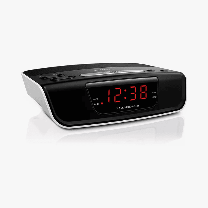 Radio Reloj Despertador Philips AJ3123 1