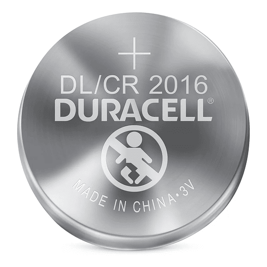 Pack 5 Pilas Cr 2016 Duracell Lithium