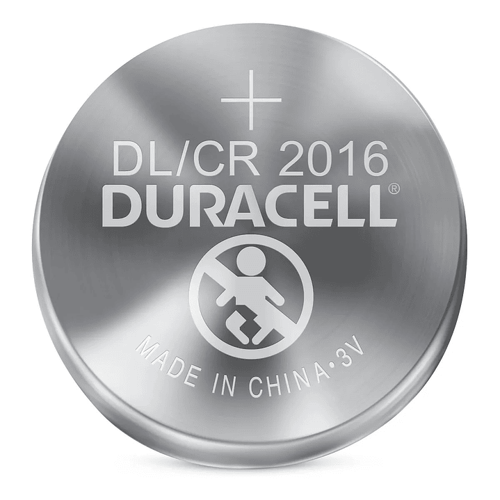 Pack 5 Pilas Cr 2016 Duracell Lithium 2