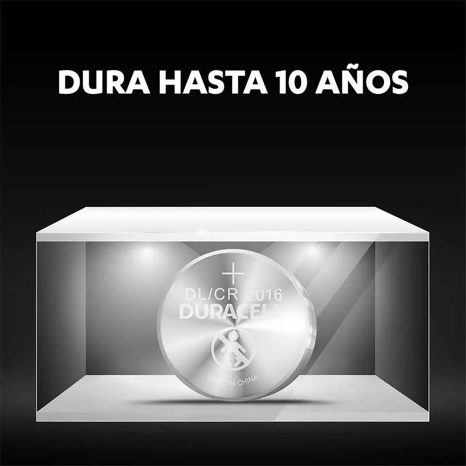 Pack 5 Pilas Cr 2016 Duracell Lithium 5