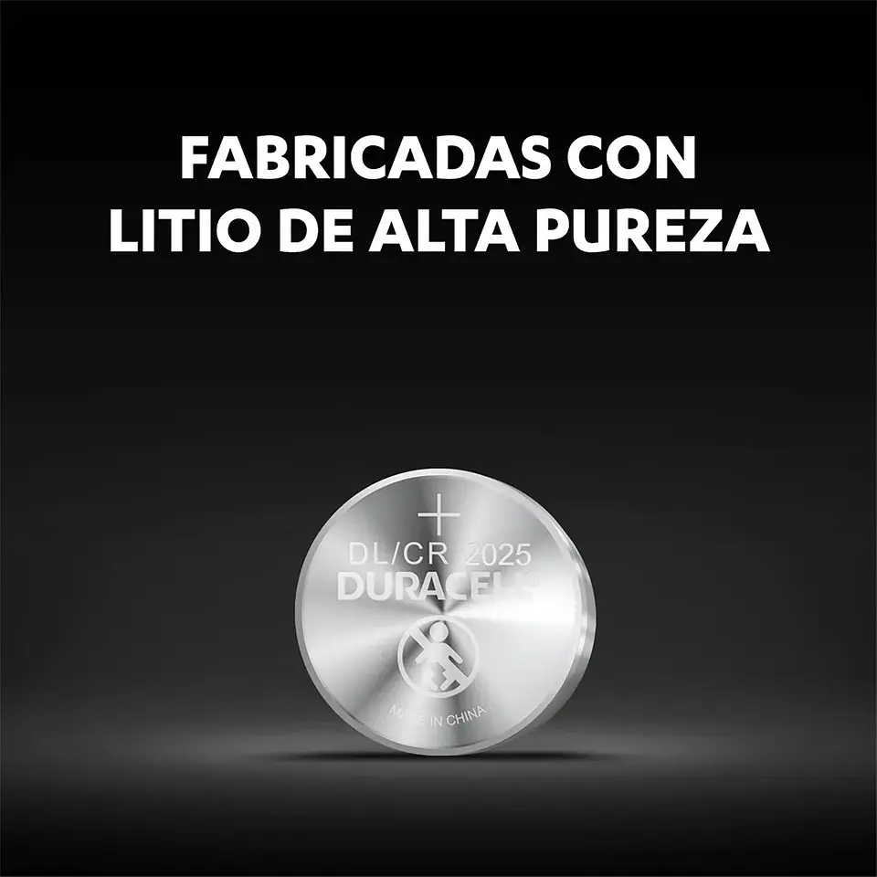 Pack 5 Pilas Cr 2025 Duracell Lithium 4