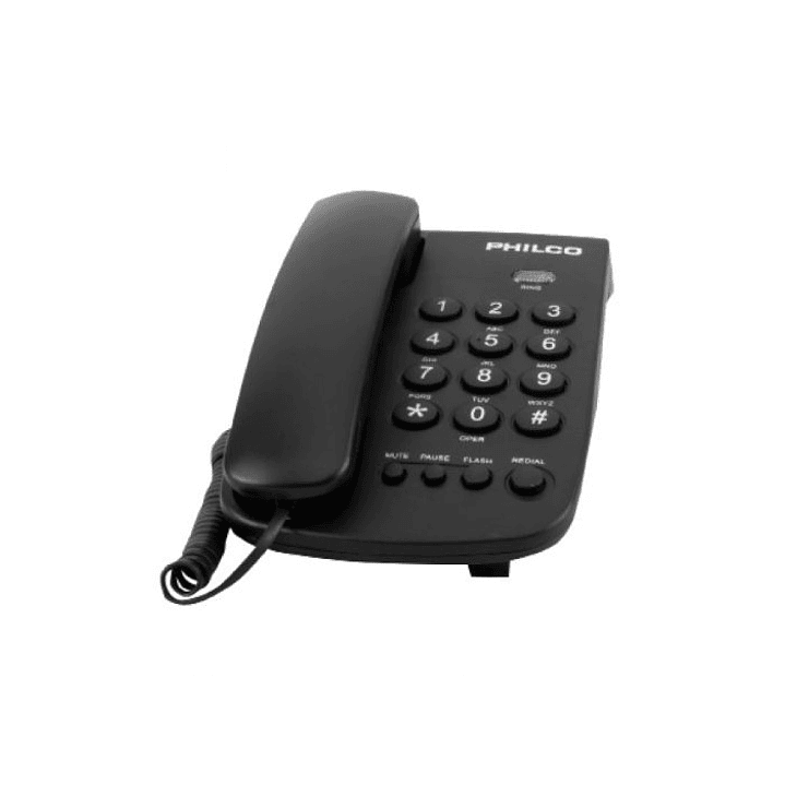 Telefono De Sobremesa Philco 150bk Negro 1