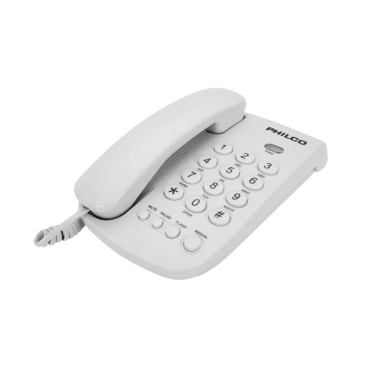 Teléfono De Sobremesa Philco 150WH Blanco 2