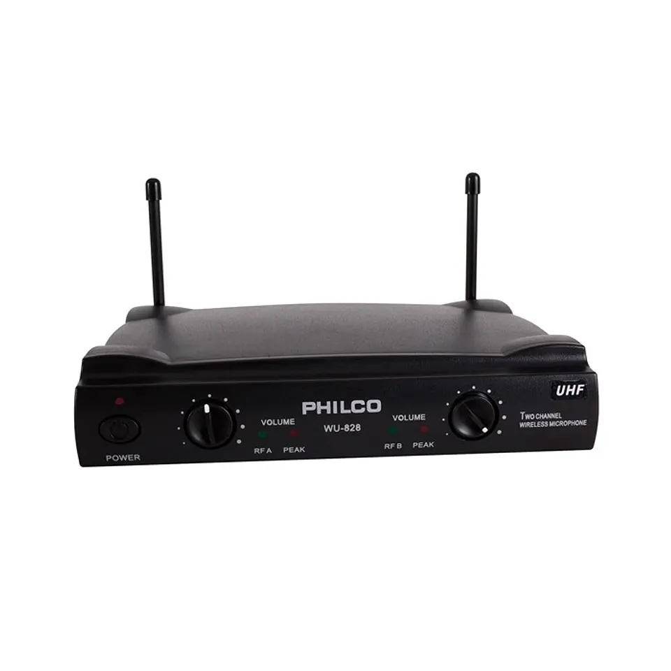 Pack 2 Micrófonos Inalambricos Uhf Philco WU-828 3