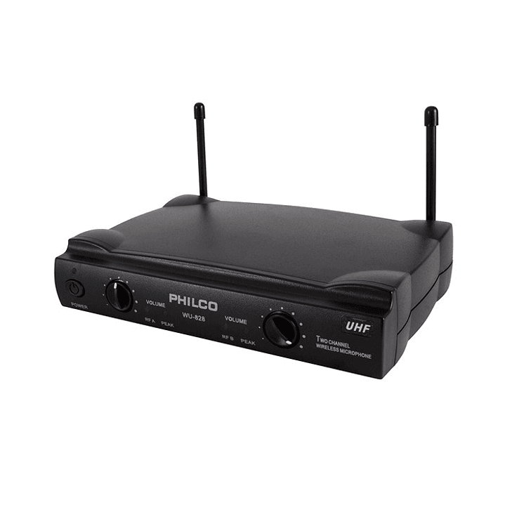 Pack 2 Micrófonos Inalambricos Uhf Philco WU-828 4