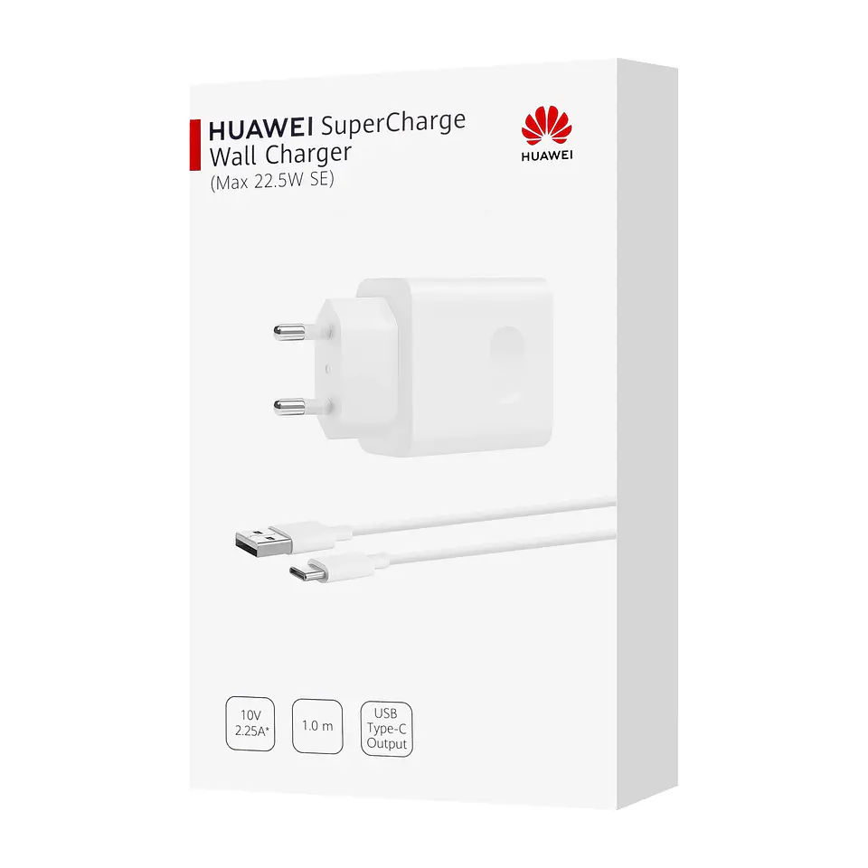 Cargador con Cable Tipo C Huawei SuperCharge 22.5W 3