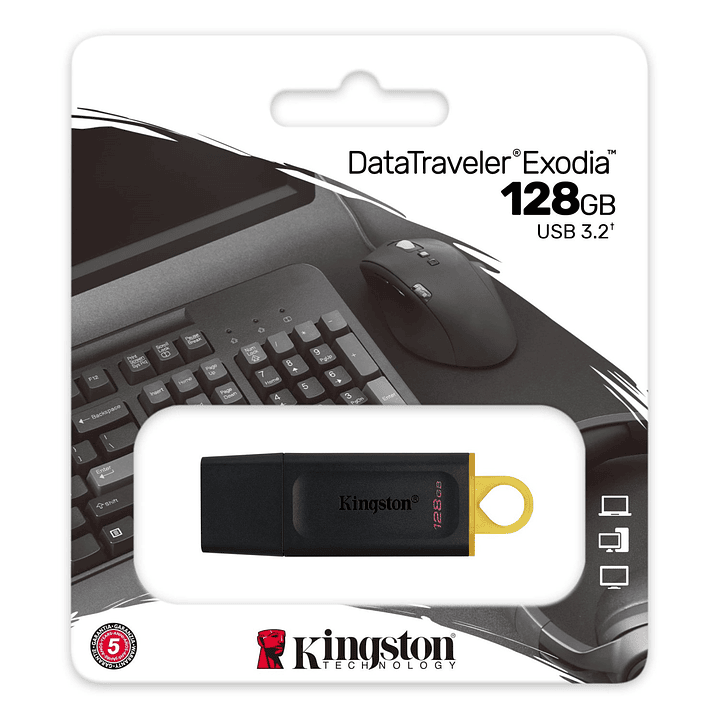 Pendrive DTX 128gb Usb 3.2 Kingston 3
