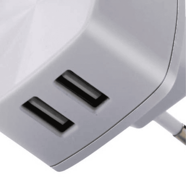 Cargador Doble Usb Carga Rapida Philco 3.2 Amp 4