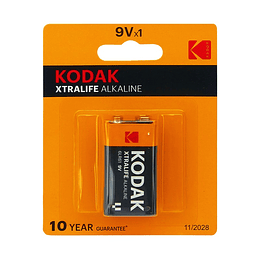 Bateria 9v Kodak Alcalina Xtralife