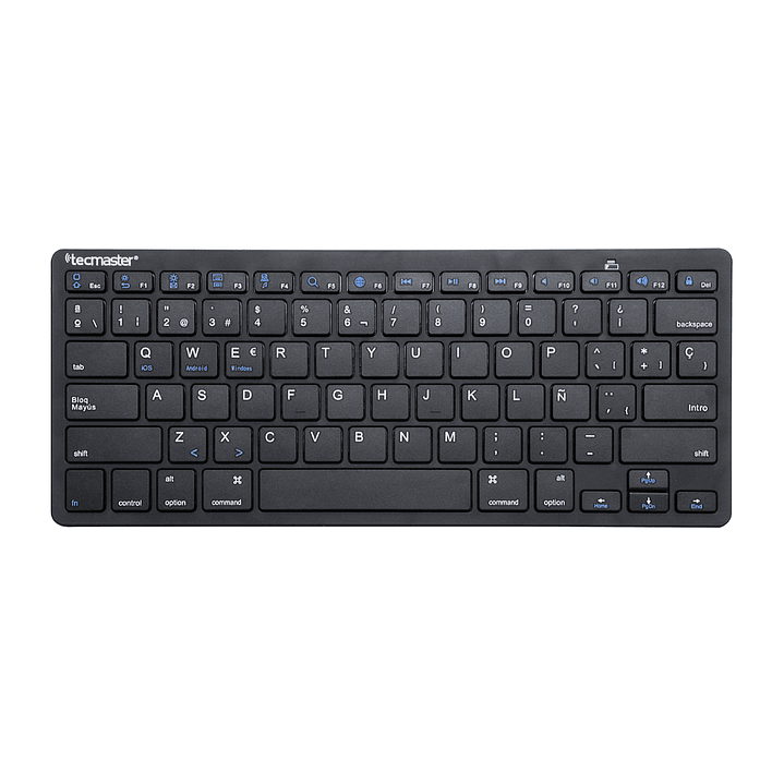 Mini Teclado Bluetooth Tecmaster Negro 1
