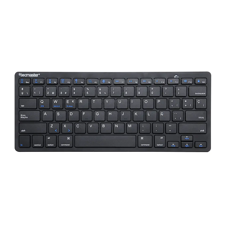 Mini Teclado Bluetooth Tecmaster Negro 1
