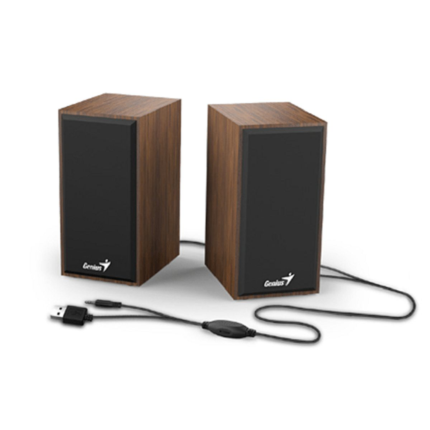 Parlantes Pc Notebook Genius Sp Hf180 6w Wood 2