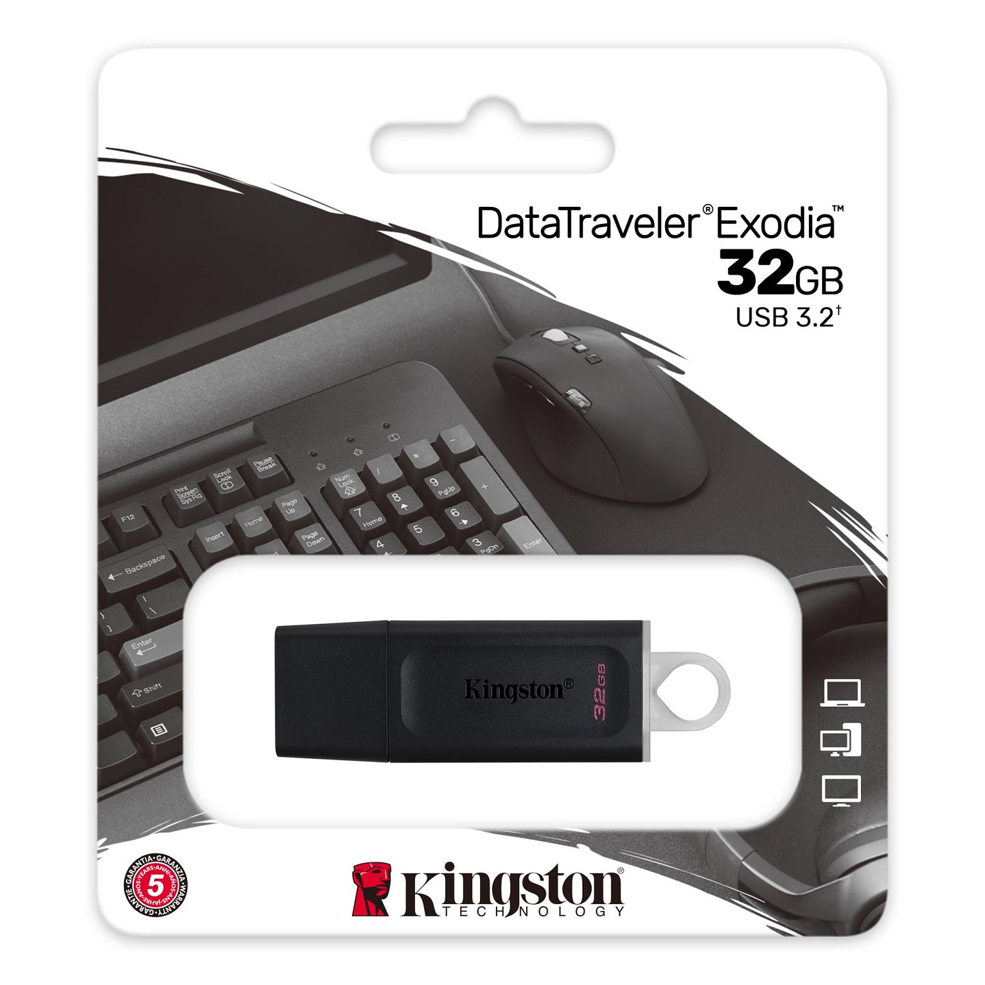 Pendrive DTX 32gb Usb 3.2 Kingston 3