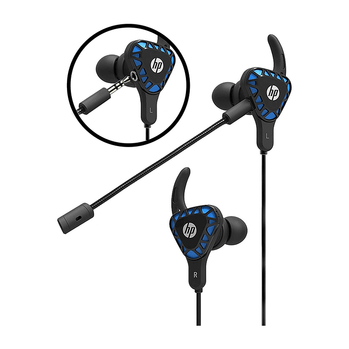Audifonos Gamer HP H150 In Ear Jack 3.5mm 4