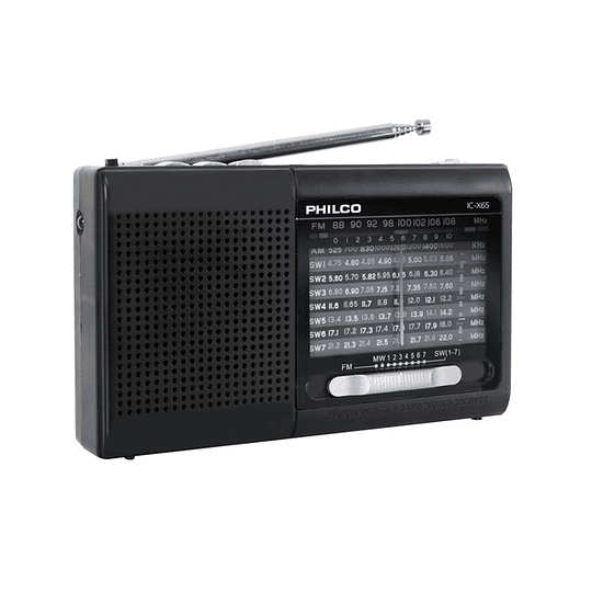 Radio Portatil Philco IC-X65 Multibandas Usb