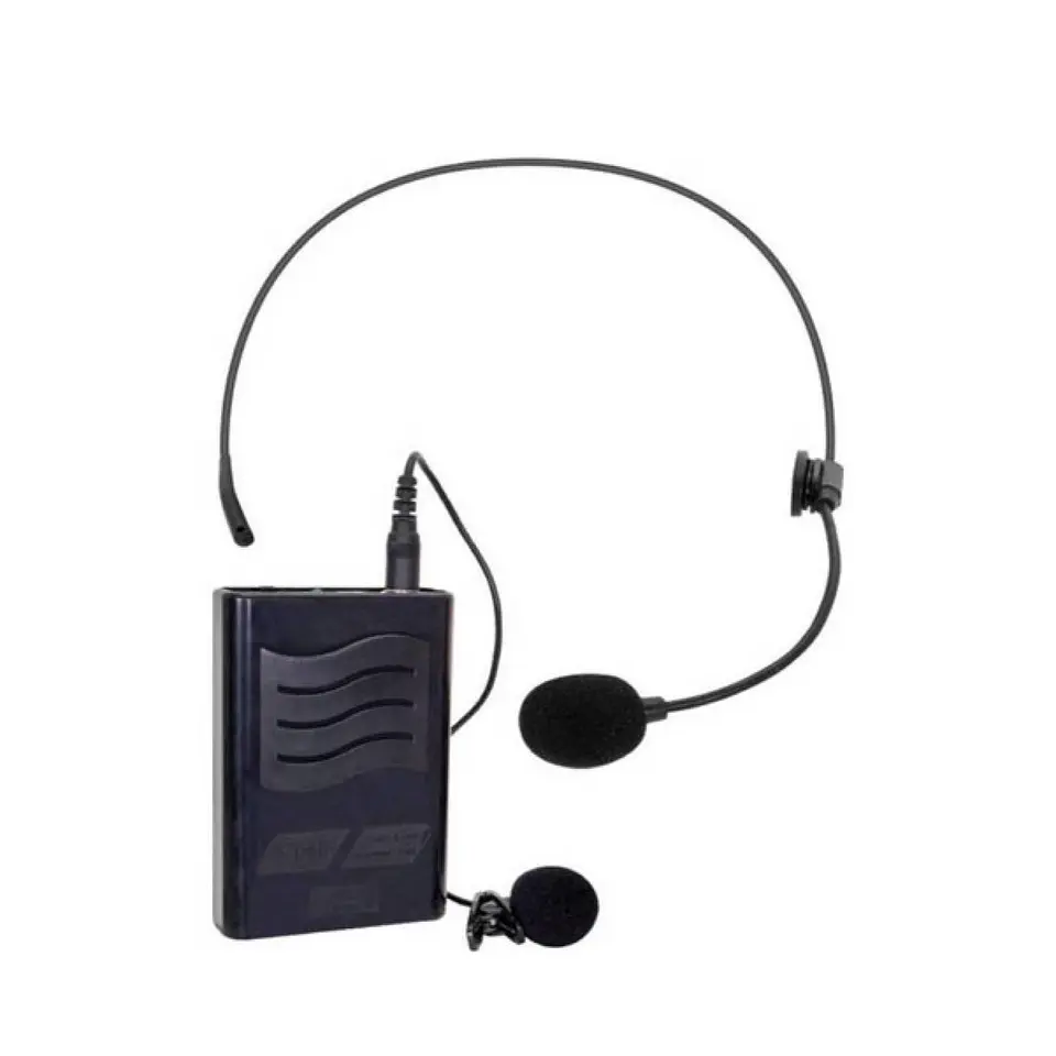 Microfono Inalambrico Philco 2 en 1 Vhf Cintillo Solapa 3