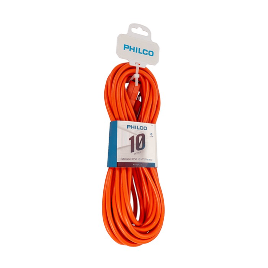 Alargador Extension Electrica 10 mts Philco