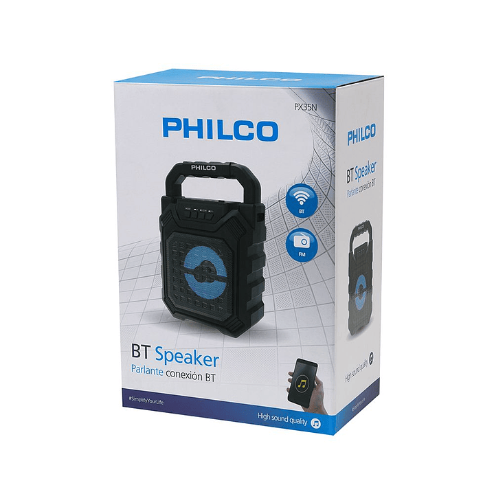 Parlante Portatil Philco TWS Negro Px35N 4
