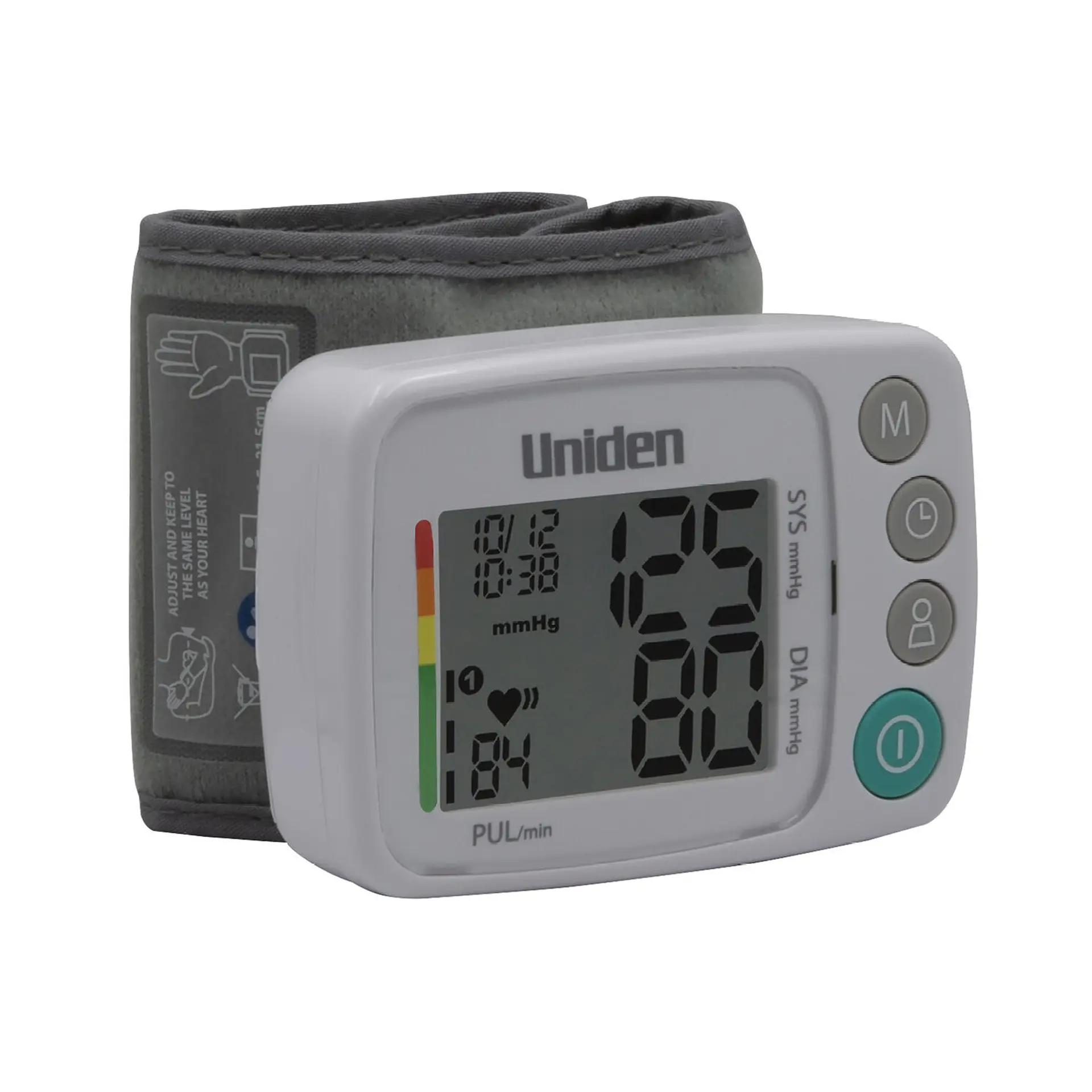 Medidor Presion Arterial Uniden Muñeca AM-2102 1