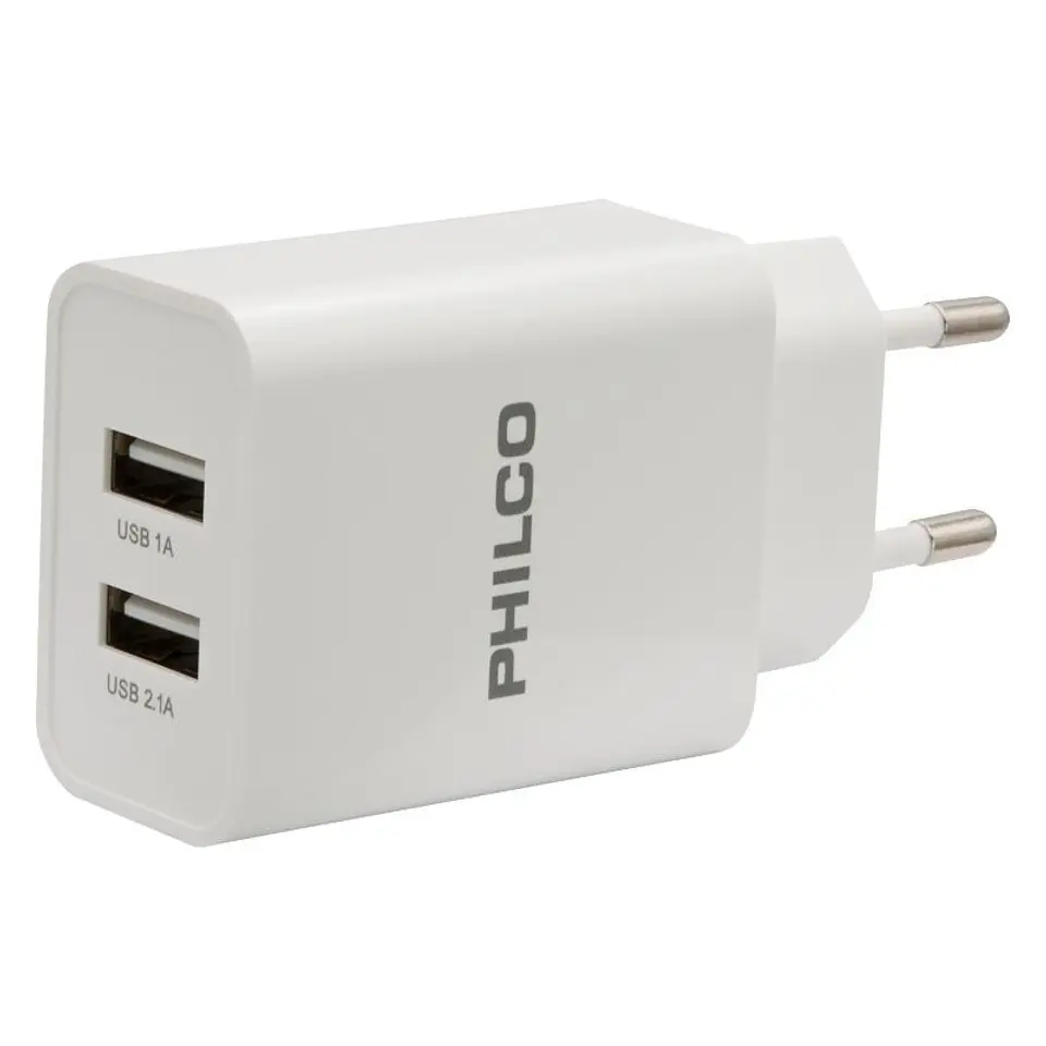 Cargador Pared y Cable Tipo C Philco 2.1A 3