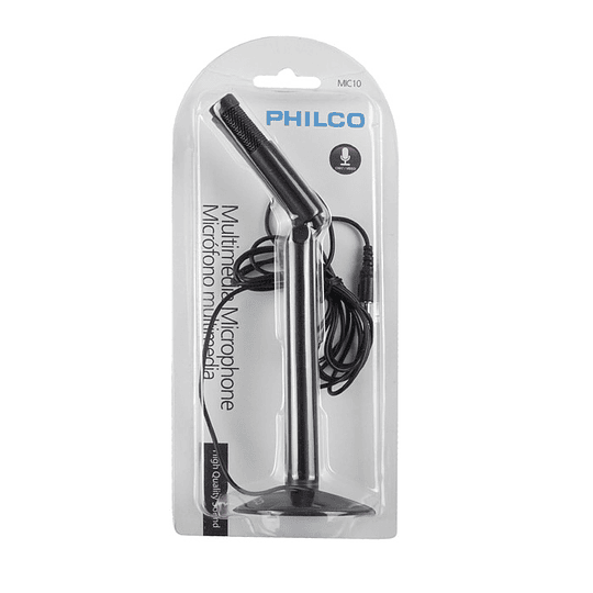Microfono Multimedia Philco MIC10 Jack 3.5mm