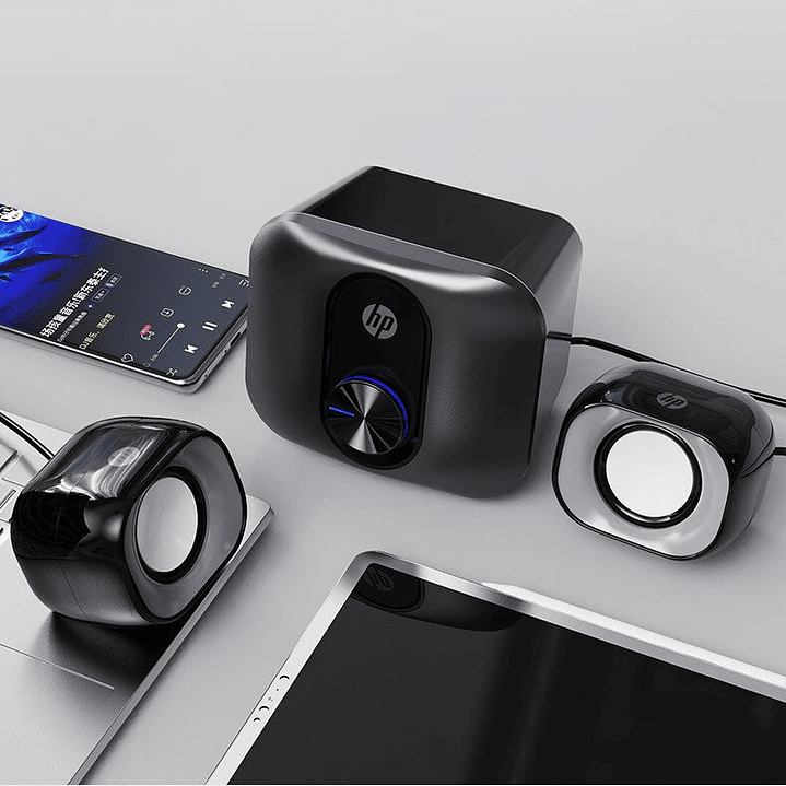 Mini Subwoofer PC Multimedia Hp 2.1 Dhs-2111s 3