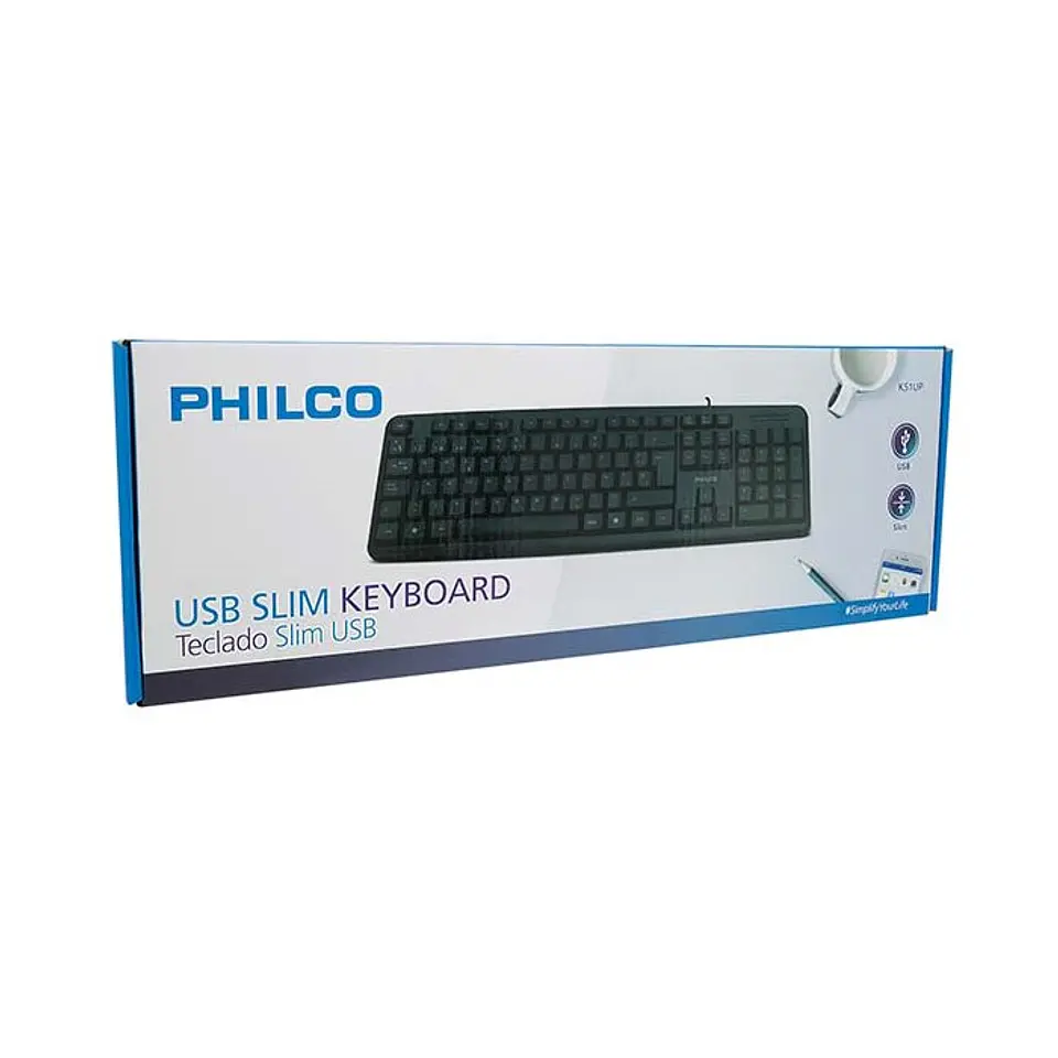 Teclado Usb Philco Estandar Español K51UP 2