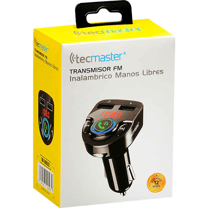 Transmisor Fm Tecmaster Bluetooth 6