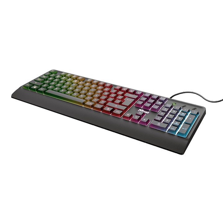Teclado Gamer Trust Ziva Iluminacion Led 3