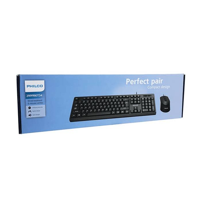 Kit Combo Teclado y Mouse Philco SPT6234 2