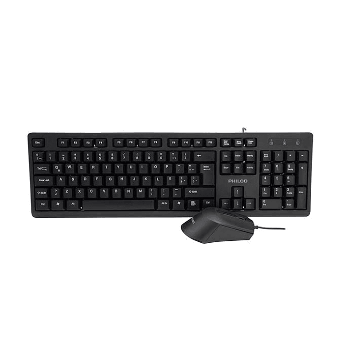 Kit Combo Teclado y Mouse Philco SPT6234 3