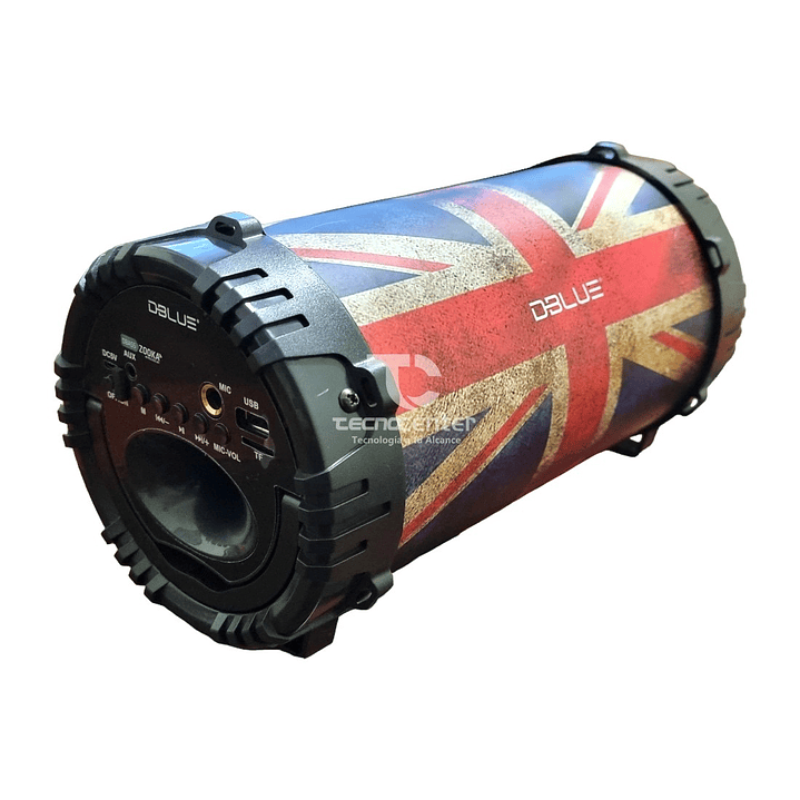 Parlante Bazooka Portable Bt Bandera Dblue 20w 1