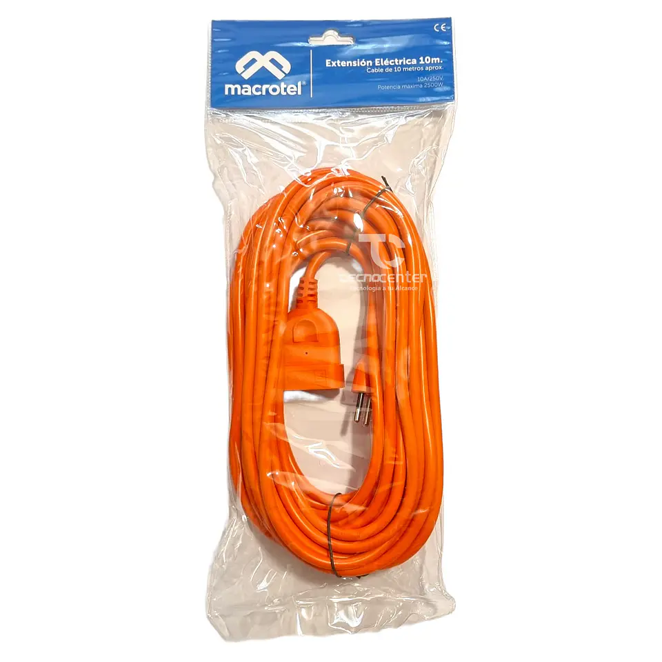 Alargador Extension Electrica 10 mts Macrotel 2