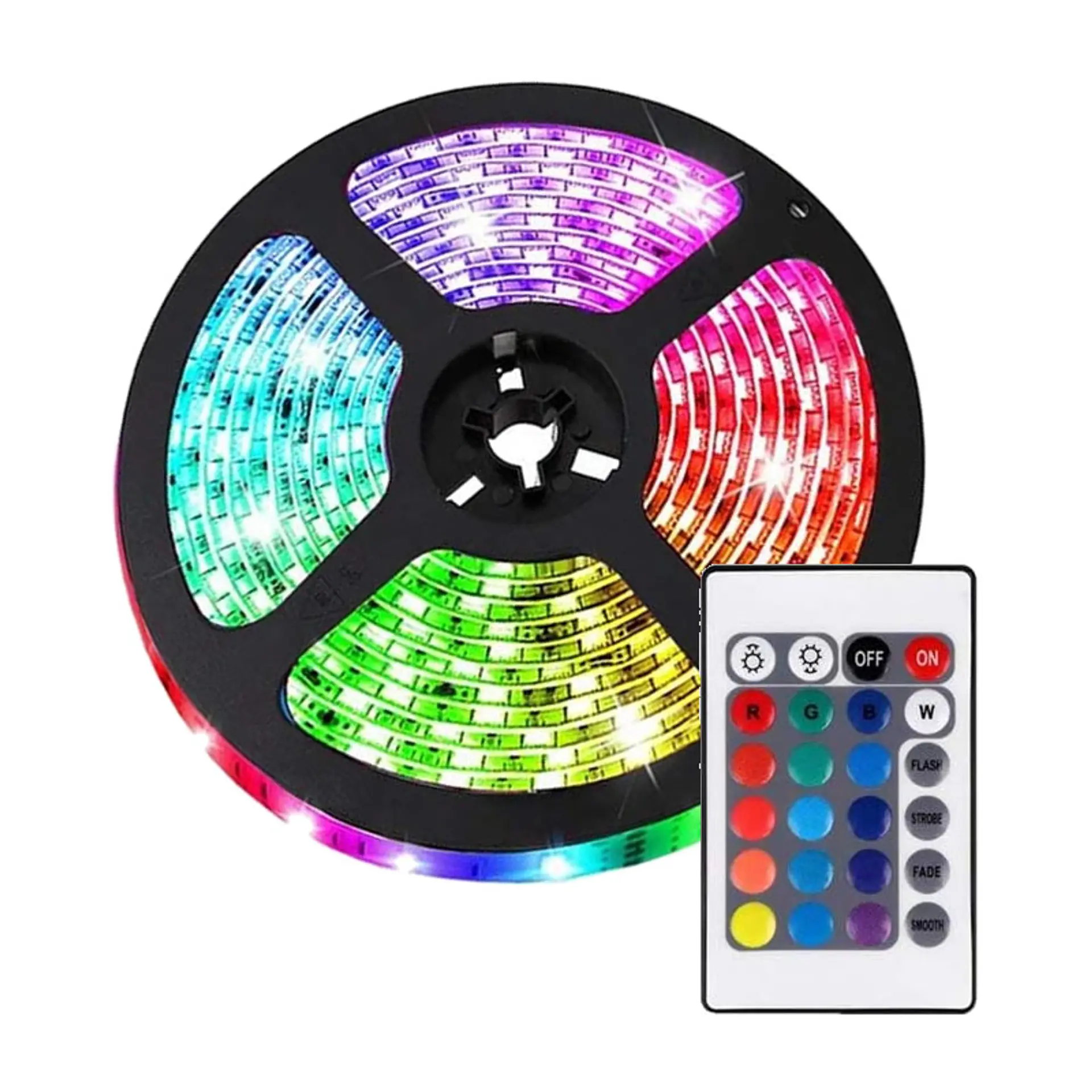 Cinta Led RGB Control Remoto 5mt Ultra 1