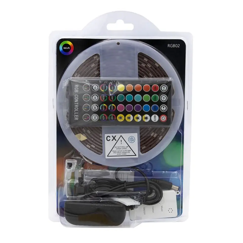 Cinta Led RGB Wi-Fi Rgb 5mt Con Control Philco 2