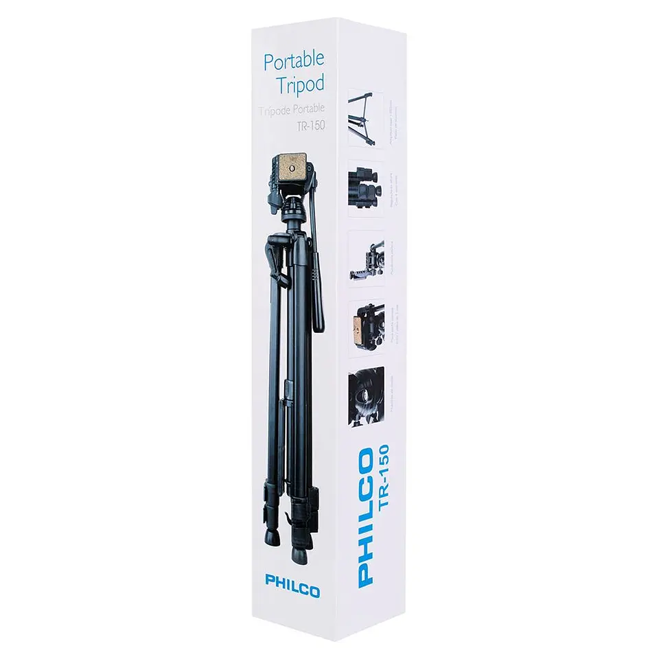 Tripode Camara Philco TR150 1.72mts 2