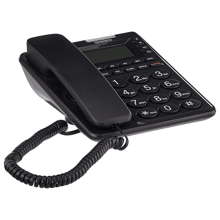 Telefono Fijo Uniden Negro CE6409 Con Visor 1