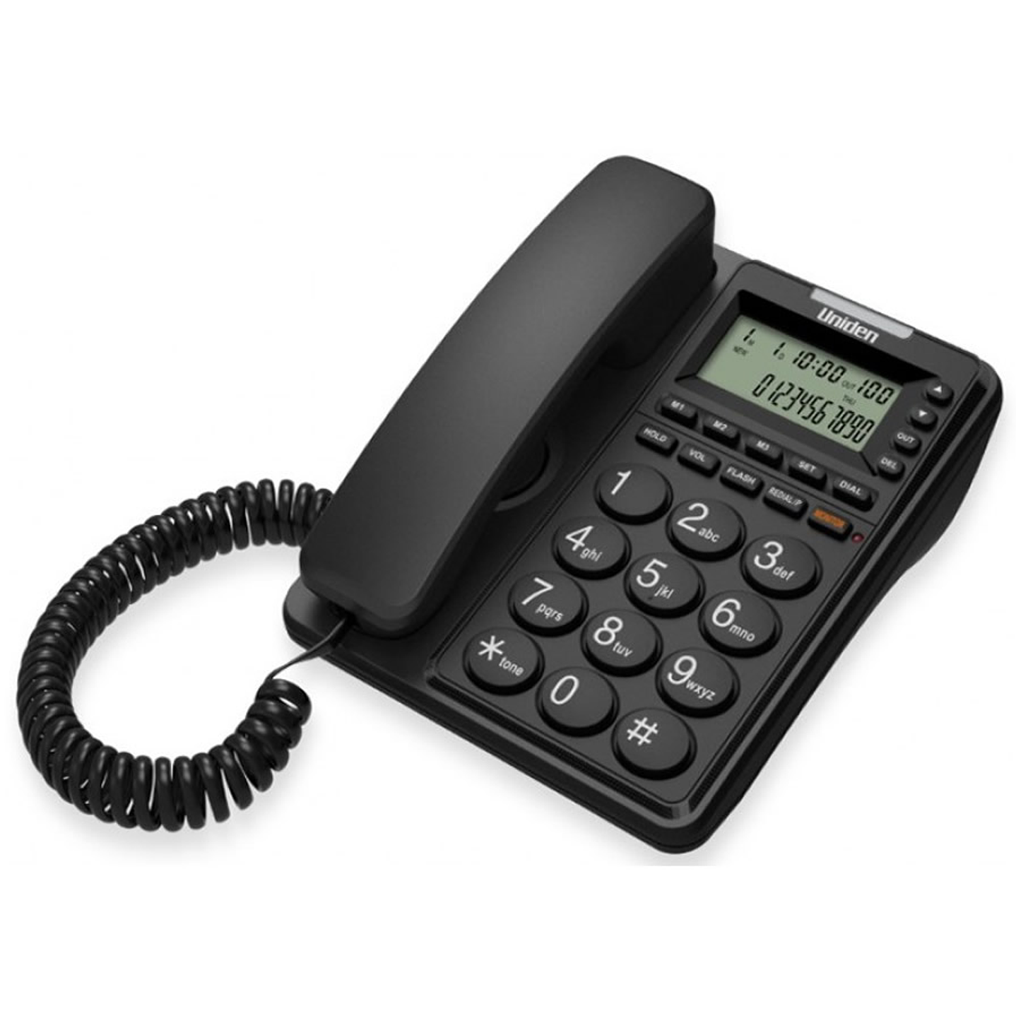 Telefono Fijo Uniden Negro CE6409 Con Visor 2