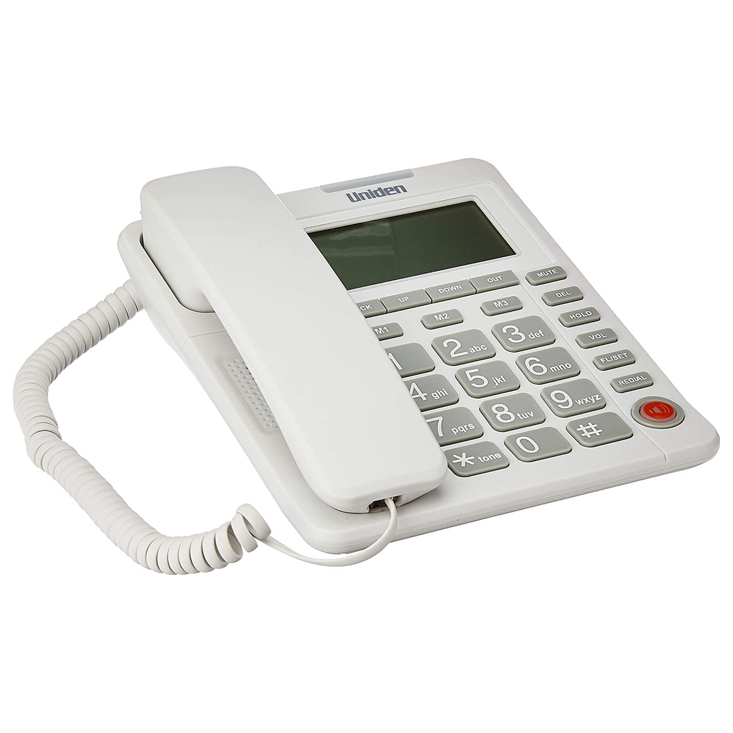 Telefono Fijo Uniden Blanco AS7408 Con Visor 2