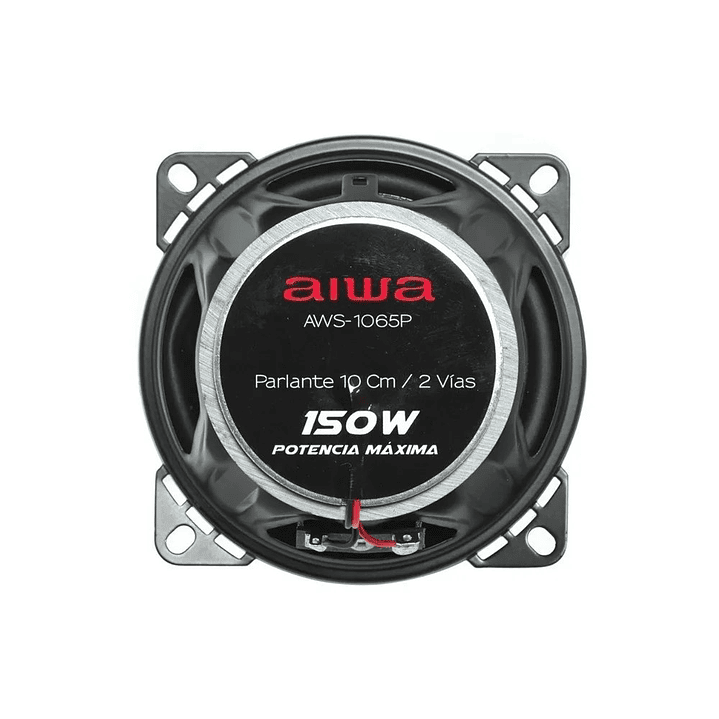 Parlantes Auto 10cm 2 Vías 150 Watts Aiwa Aws-1065p 6