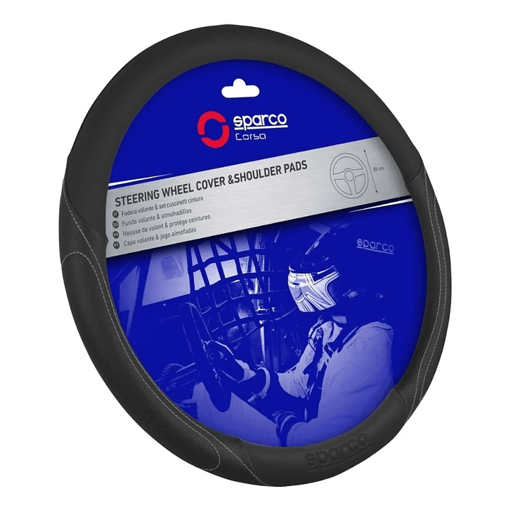 Cubre Volante Auto Sparco Universal SPS117GR 1