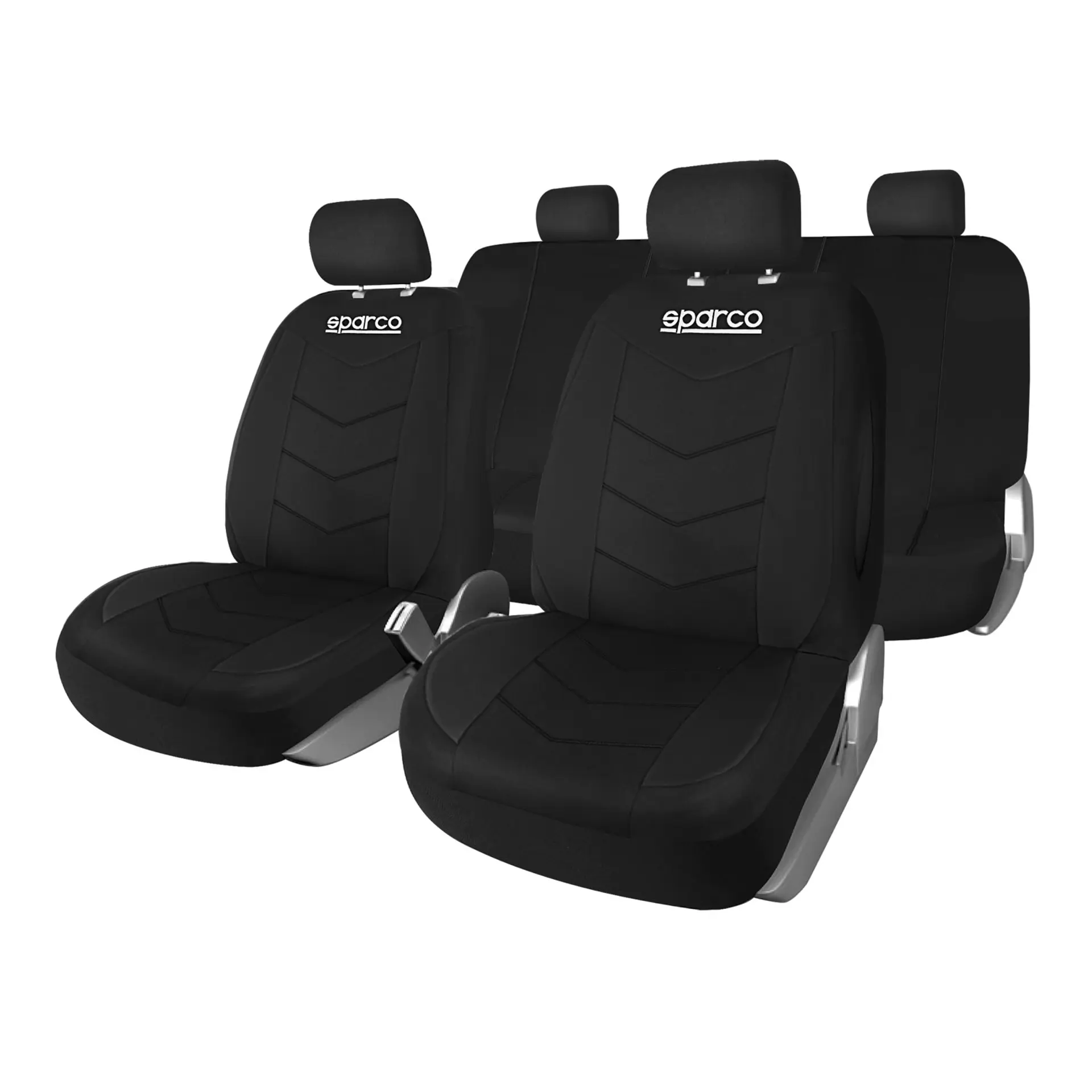 Fundas Cubre Asiento Sparco Poliester Negro 431BK 1