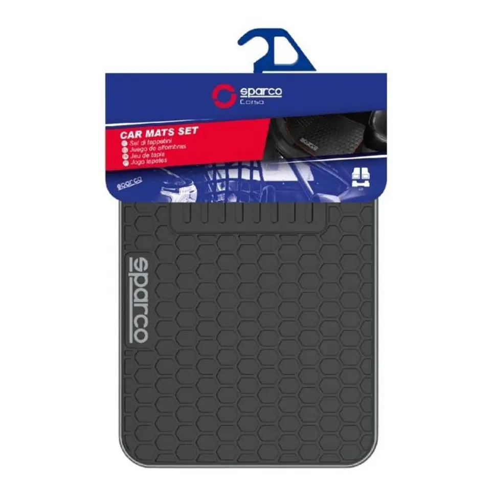 Set Cubre Piso Auto Goma Sparco Universal 500GR 2